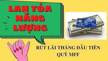 HƯỚNG DẪN RÚT LÃI THÁNG ĐẦU TIÊN QUỸ MFF