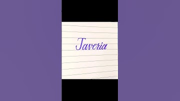 Beautiful Javeria name with cut marker #shorts #@WritingSkills-129