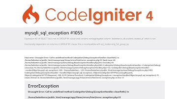 SELECT list is not in GROUP BY clause and contains nonaggregated column. sql_mode=only_full_group_by