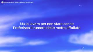 Colapesce, Dimartino - Splash (Testo/Lyrics) (Sanremo 2023)