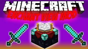 Minecraft Mods - Enchant View Mod 1.5.2: NO WASTE 30 LEVELS!