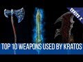 Top 10 Weapons Used By Kratos in Hindi | Top 10 Weapons in God of War in Hindi