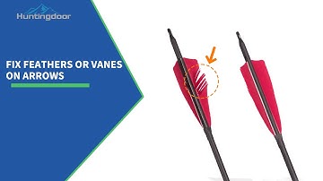 How to fix feathers on archery arrows - HuntingDoor Archery Supplier