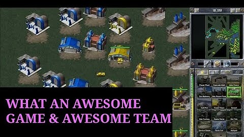 3 on 3 PRO multiplayer Command and Conquer WHAT AN AWESOME GAME & AWESOME TEAM