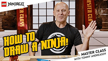 LEGO NINJAGO Master Class: How to draw a ninja