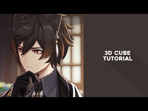 3d cube tutorial | capcut