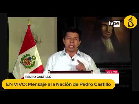 🔴 EN VIVO: Mensaje a la Nación de Pedro Castillo