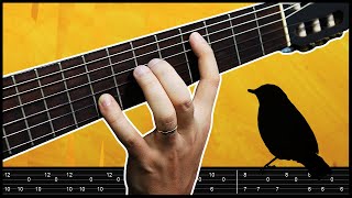 Video thumbnail of "BLACKBIRD (The Beatles) Guitar Cover | Tabs"