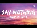 Flume - Say Nothing (Lyrics) feat. MAY-A