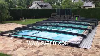 Teleskopiskt Pooltak, Pooltak, Poolskydd, Pool Höljen, Pooltäckning - Sunrim