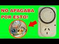 Temporizador analógico no corta la corriente: solución fácil