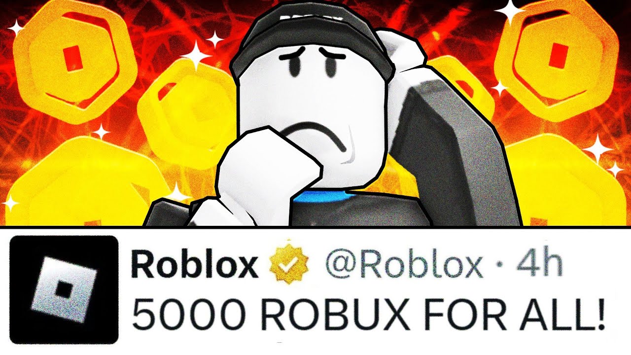 Is Roblox Actually Giving Everyone 5000 Robux YouTube 