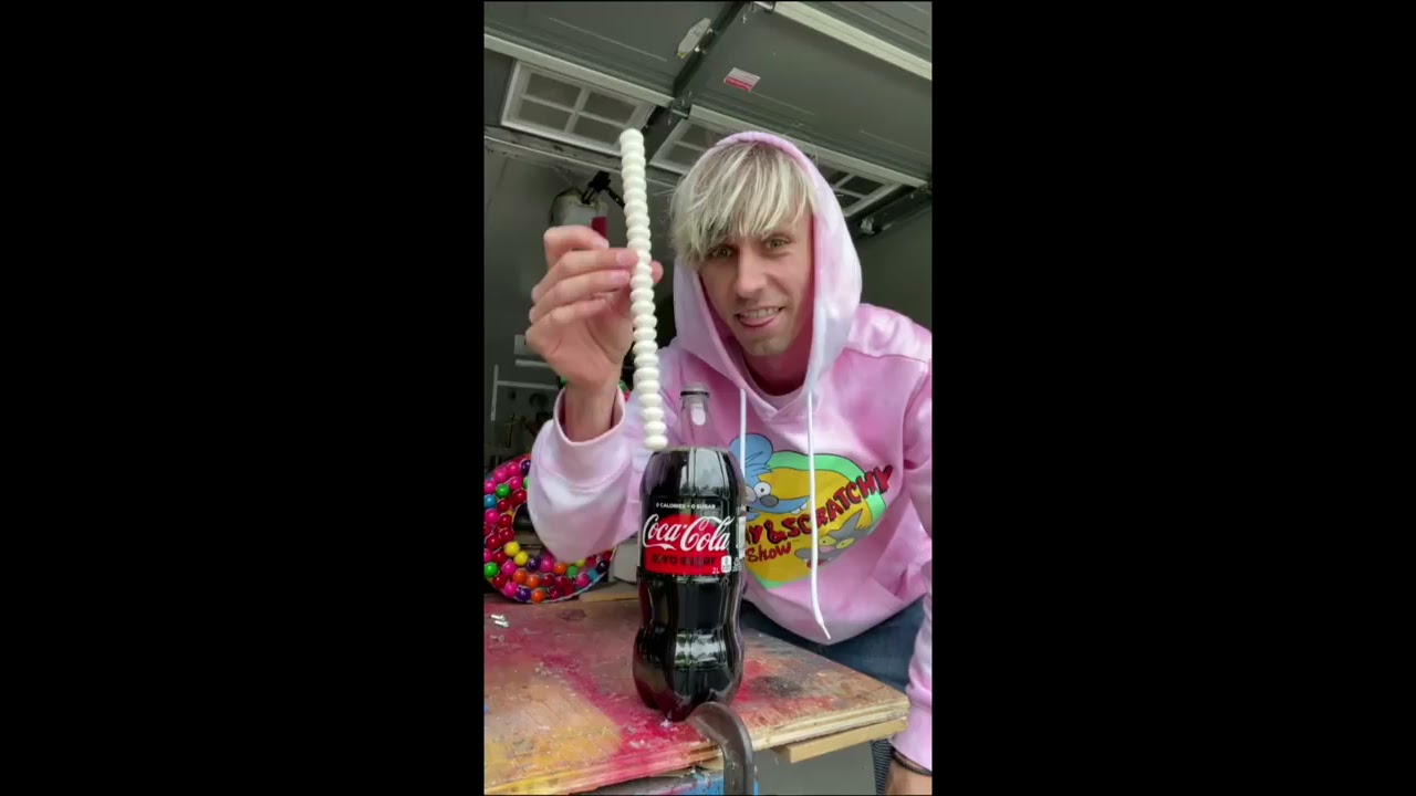 BIGGEST COKE VS MENTOS EXPLOSION 