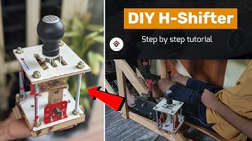 DIY 6 speed H-Shifter for FFB Steering wheel, Easiest tutorial ever | H-Shifter for EMC Sim Racing🔥