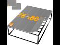 Bunkie Board King 10mm (76" x 80") – Grey Under Mattress Support, Anti-Sag & Noise-Free,