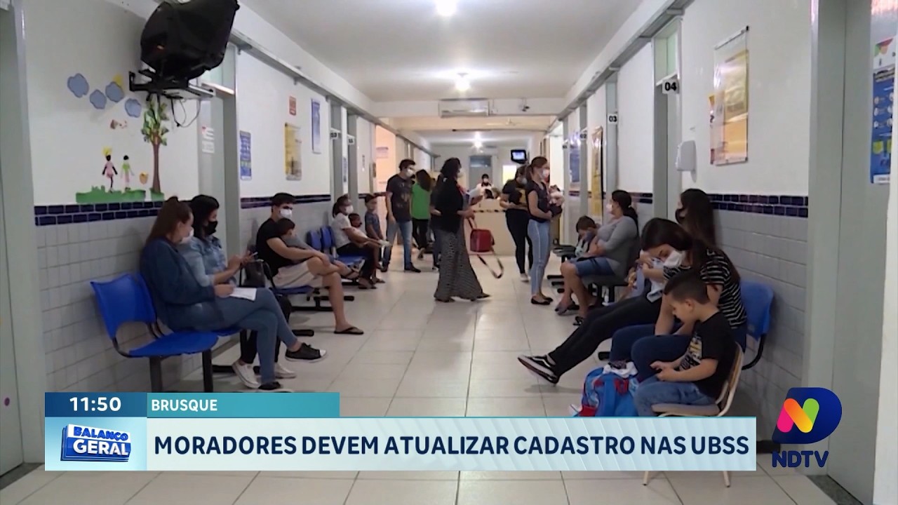 Moradores de Brusque devem atualizar cadastro nas UBSs da cidade