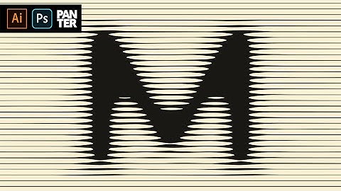 How to Design Halftone Line Letters in Photoshop & Illustrator