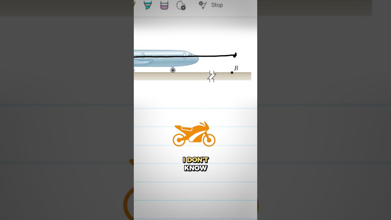 Acceleration of an Airplane | #dynamics