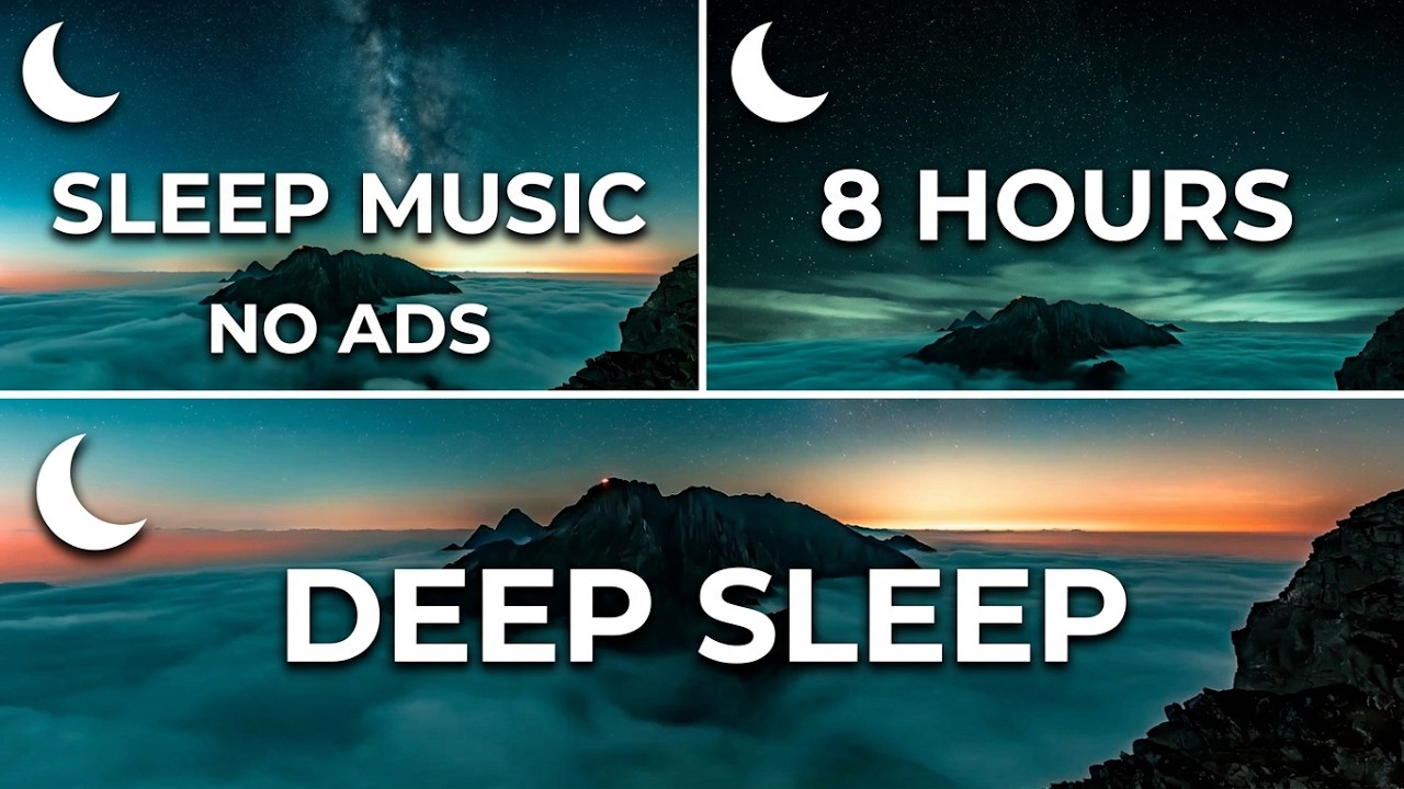 ★彡 𝐍𝐎 𝐀𝐃𝐒 彡★🌙 Beautiful Piano Sleep Music • Fall Asleep Fast, Deep Sleep & Relaxation