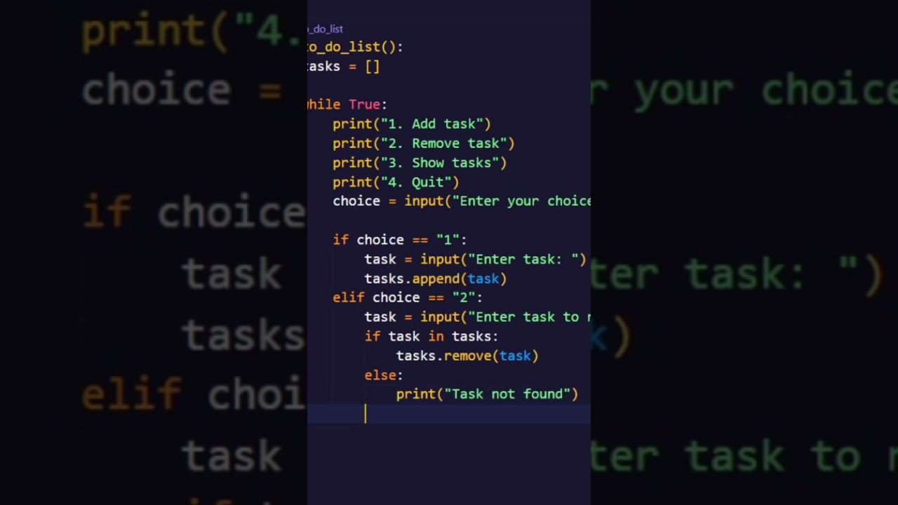 Todo list app in 15sec using Python | python projects for beginners | #python #programming #coding