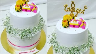 3 kg two tier cake | wedding cake | Engagement cake