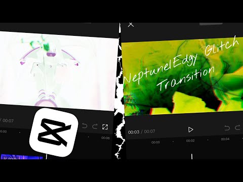 Edgy/Neptune Glitch Transition || CapCut Beginner Tutorial