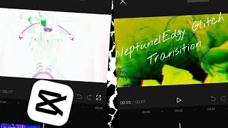 Edgy/Neptune Glitch Transition || CapCut Beginner Tutorial