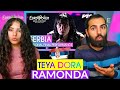  reacting to teya dora  ramonda  serbia  national final performance  eurovision 2024