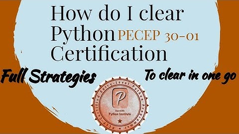 How Do I Prepare/Register for Python PCEP-30-01 Exam | Python Certification | Study Material