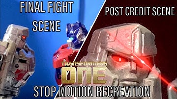 Transformers One | Final Battle + Post Credit | Stop Motion Recreation Scenes