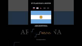 Famous Flags Sound Insane (pt.5) #animation #maths #creative #shorts #flag #country #visualization