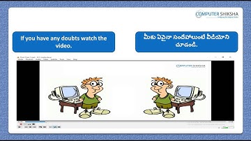 Class 8 Open Office Writer 3 - Learn computers - Computer Education Online & Free (In Telugu)