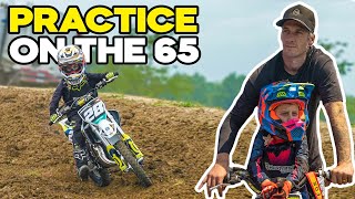 PRACTICING ON THE 65cc | Jagger’s Loretta Lynn’s Area Qualifier