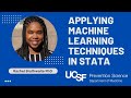 Applying machine learning techniques in stata to predict health outcomes using hivrelated data