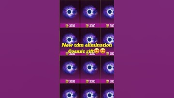 Cosmic rift new tdm elimination effect😍😍 @pwkafi #bgmi #pubgmobile #pubg #tdm