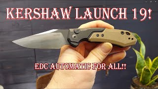 Kershaw Launch 19 Full TEST AND REVIEW! EDC switchblade for all! #switchblade