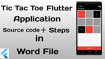 Tictactoe Flutter Application |Building Tic-Tac-Toe app in flutter |Flutter Tutorial |IT Project