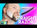 Men Try Shaving with a Straight Razor for the First Time