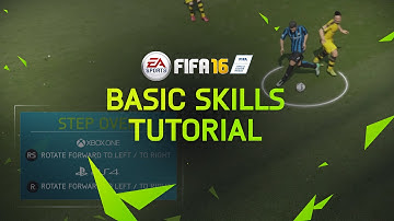 FIFA 16 Tutorial - Basic Skill Moves: Step Over, Ball Roll, Roulette