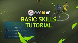FIFA 16 Tutorial - Basic Skill Moves: Step Over, Ball Roll, Roulette screenshot 5