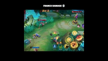 Franco Damage 💀#mlbb #franco #francomlbb #shorts #reels #funny #mobilelegends