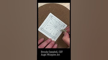 Mindful Monday 19. Draw  along with me and create this tile using the Zentangle Method #zentangleart