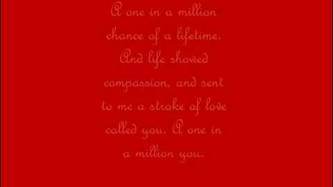 Thumbnail of One In A Million You by Larry Graham (lyrics)