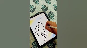 Shagun Aditya calligraphy | calligraphy #calligraphy #youtubeshort #shortvideo #trending #subscribe