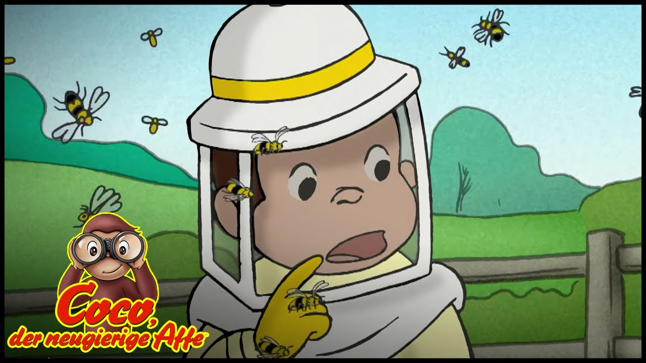 Coco der Neugierige Affe | Wie Bienen Honig machen | Cartoons für Kinder