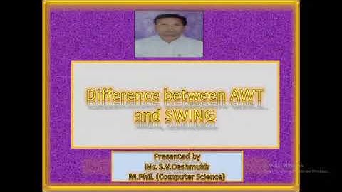 Differences between AWT and Swing