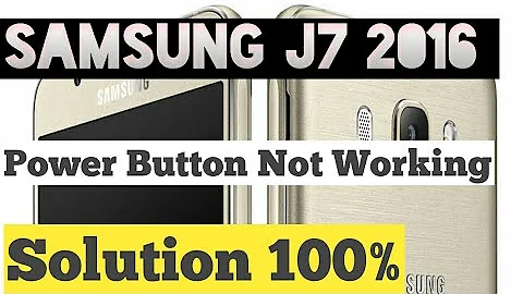 Samsung Galaxy J7 2016 Power Button not working Jumper | Solution |