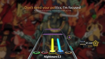 Clone Hero - Parody Catharsis 100% FC - Dance Gavin Dance Lyrics (Download link in desc)