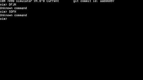 I7090 I 7090 IBM 7090 STARTSCREEN COMPUTER SIMULATION SIMULATOR EMULATOR