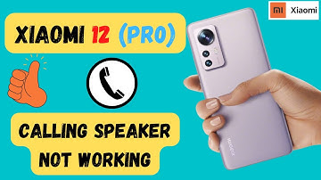 Xiaomi 12 Pro call ear speaker no sound problem || calling speaker not working